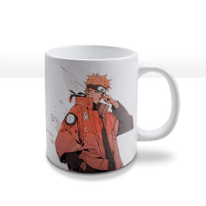 Naruto-Inspired Customizable Mug on a white background